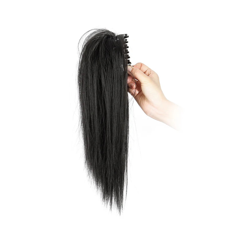 14-Inch Straight Ponytail Hair Extension Clip-In - 14