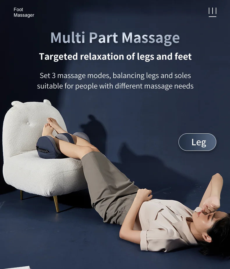 Multifunctional Shiatsu Foot and Calf Massager with Soothing Heat - 15