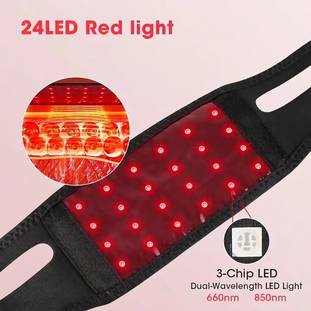 Red and Infrared Light Therapy Wrap for Targeted Face and Body Recovery - 2