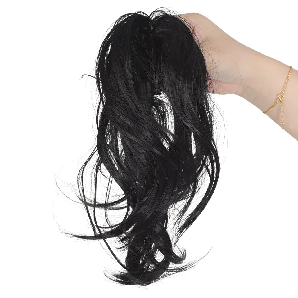 10-Inch Curly Claw Clip Ponytail Extension for Instant Volume