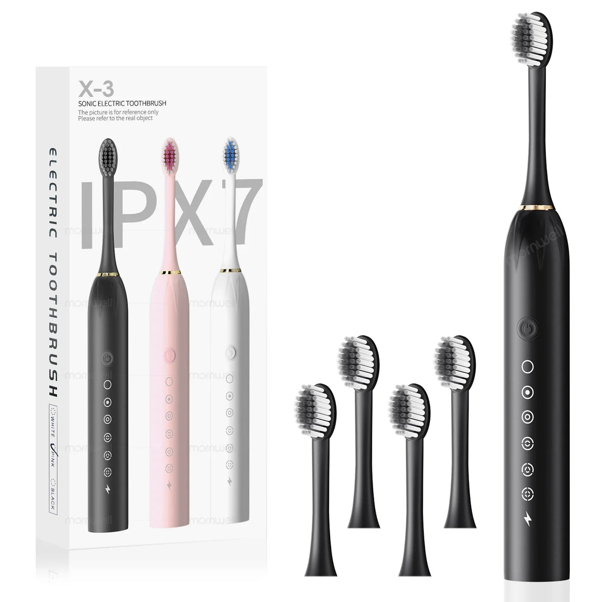 Rechargeable Sonic Electric Toothbrush for Deep Cleaning and Whitening