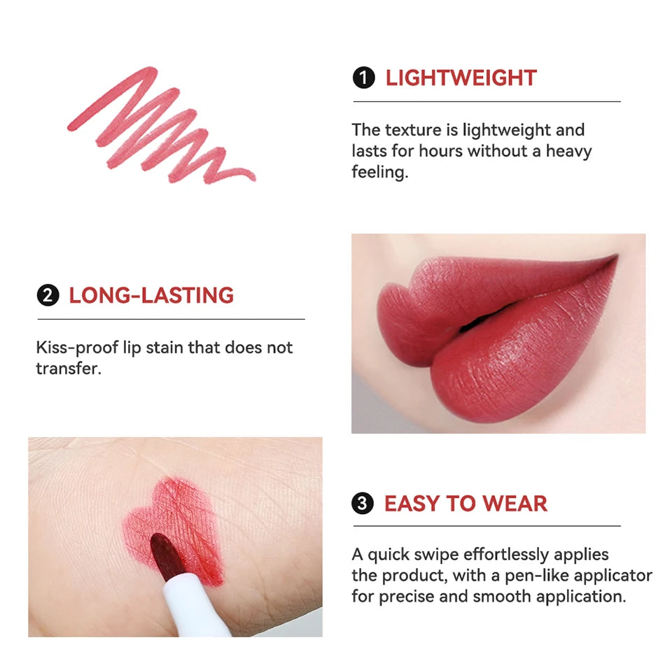 Dual-Sided Long-Lasting Lip Contour Stain and Liner Pen - 21