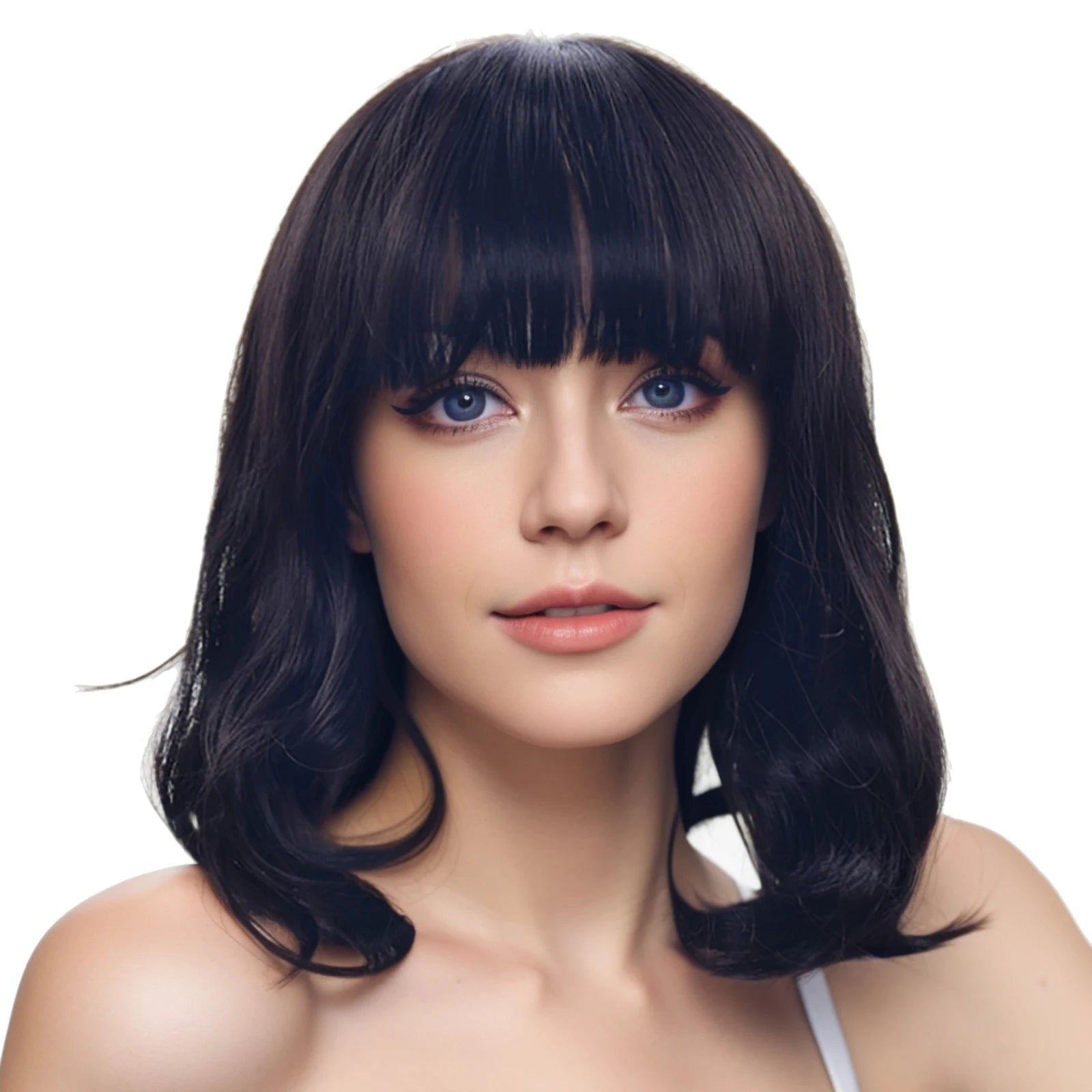 Short Wavy Synthetic Wig for Daily Wear and Cosplay - 7
