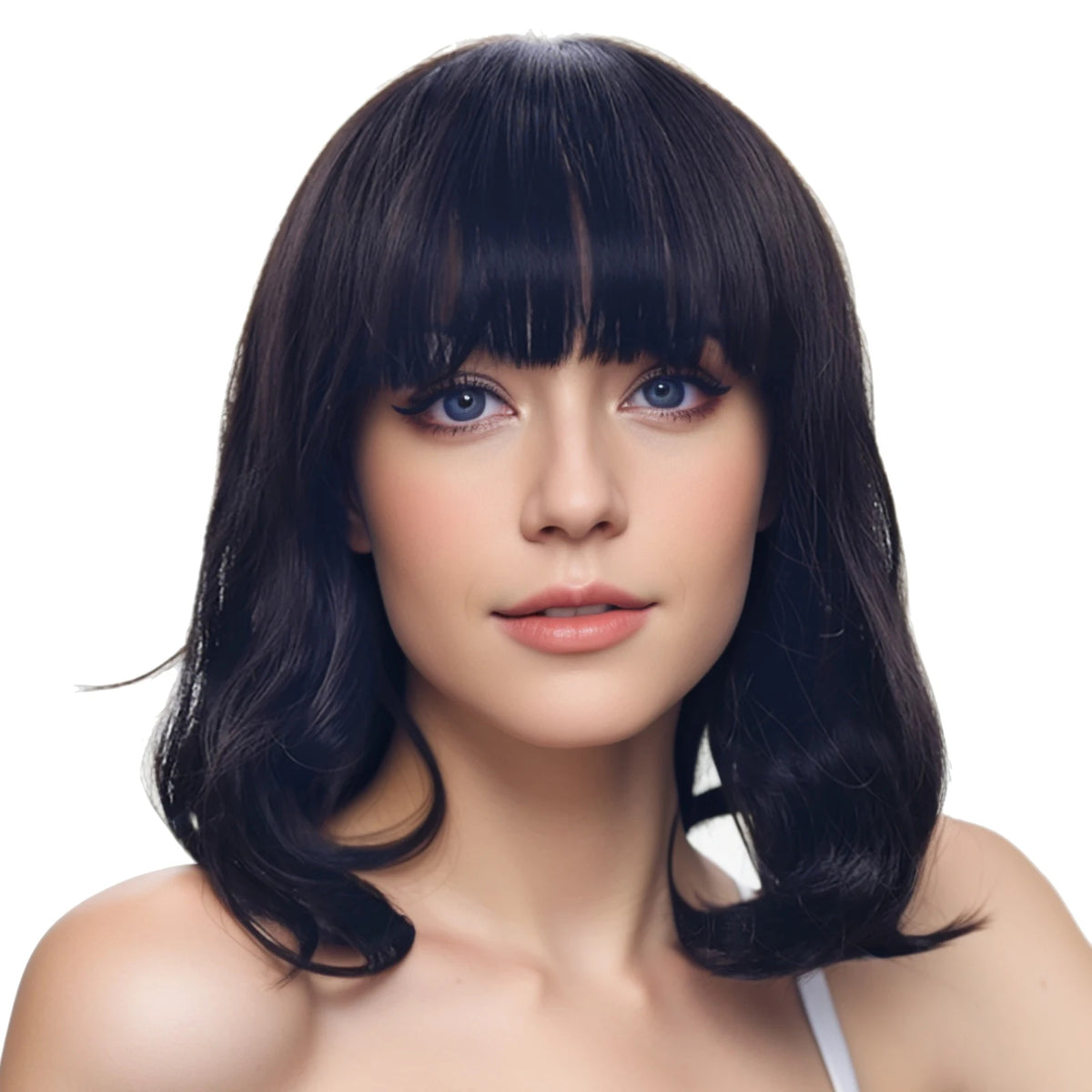 Short Wavy Synthetic Wig for Daily Wear and Cosplay