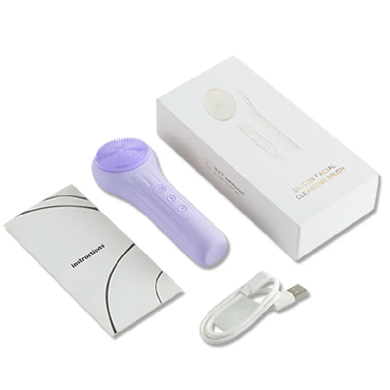 Electric Sonic Facial Cleansing Brush for Deep Pore Exfoliation and Massage - 5