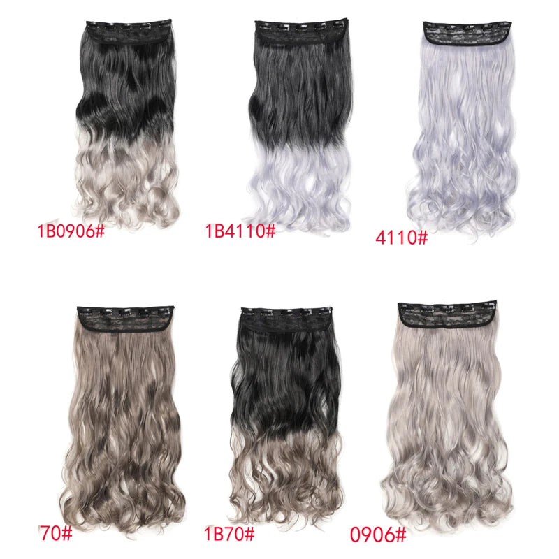 20-Inch Wavy Clip-In Synthetic Hair Extension