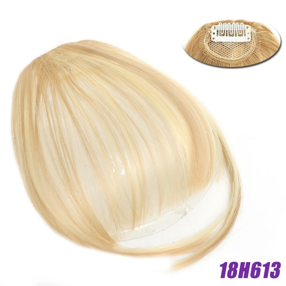 Clip In Air Bangs for Natural Hair Volumizing and Face Framing - 20