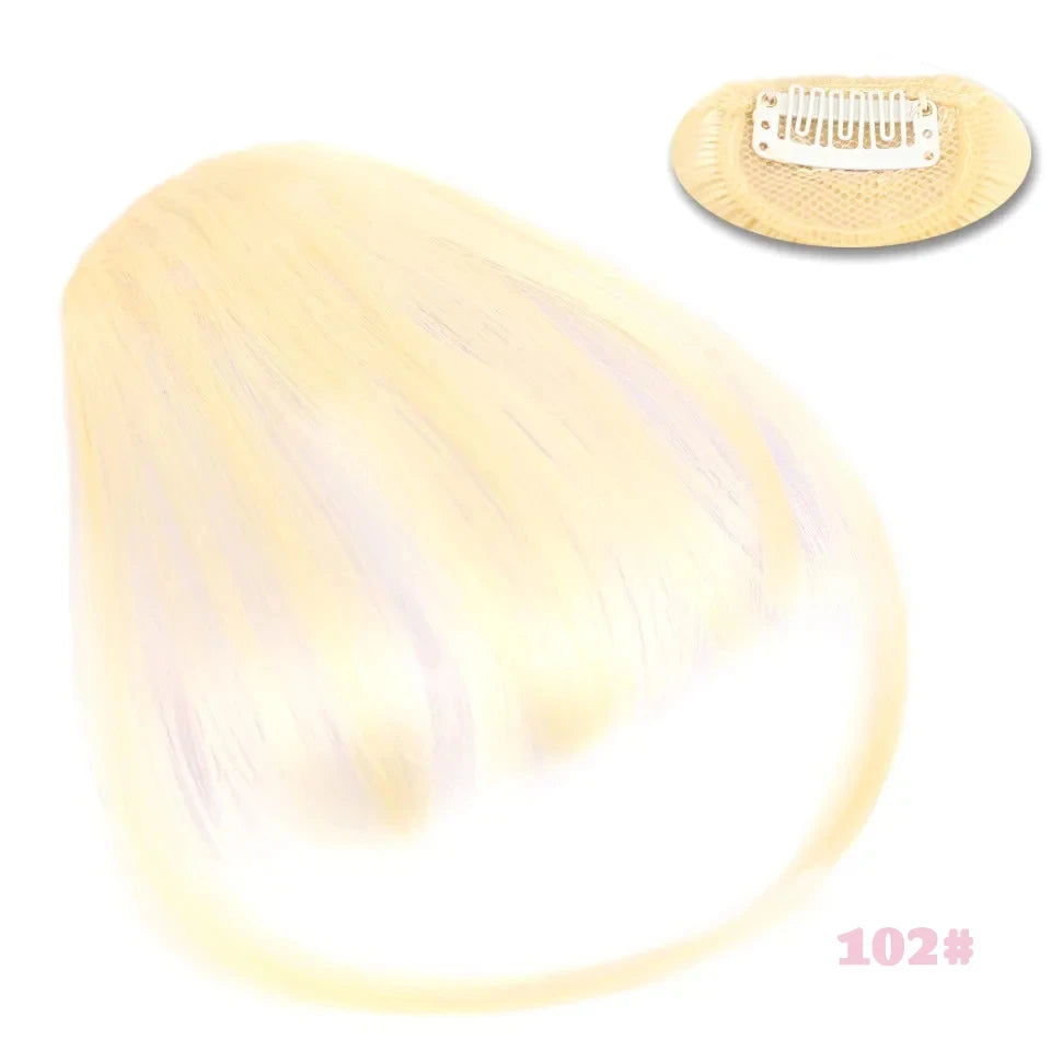 Clip In Air Bangs for Natural Hair Volumizing and Face Framing
