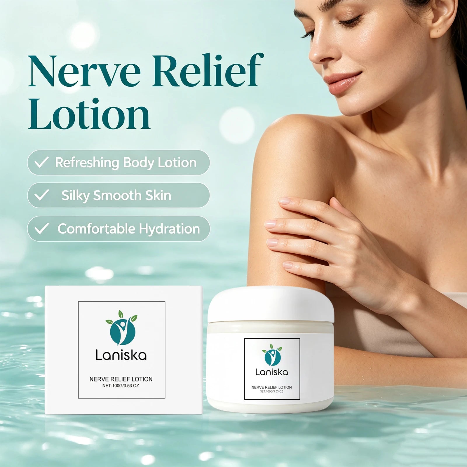 Soothing Nerve Relief Lotion for Tired Body Skin and Muscle Discomfort - 3