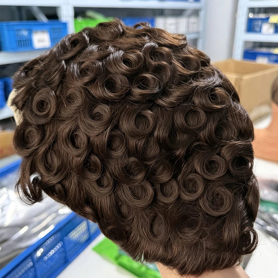 Short Pixie Cut Human Hair Lace Front Wig - 10