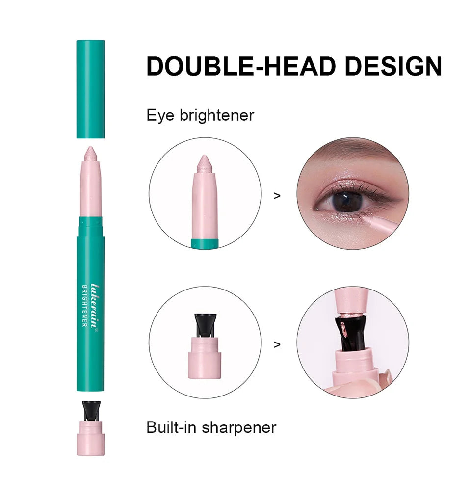 Waterproof Shimmer Eyeshadow Stick for Radiant Eye Brightening - 8