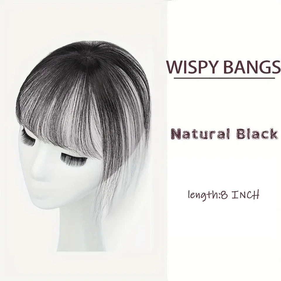Clip-In Synthetic Hair Bangs for Instant Hairstyle Change - 7