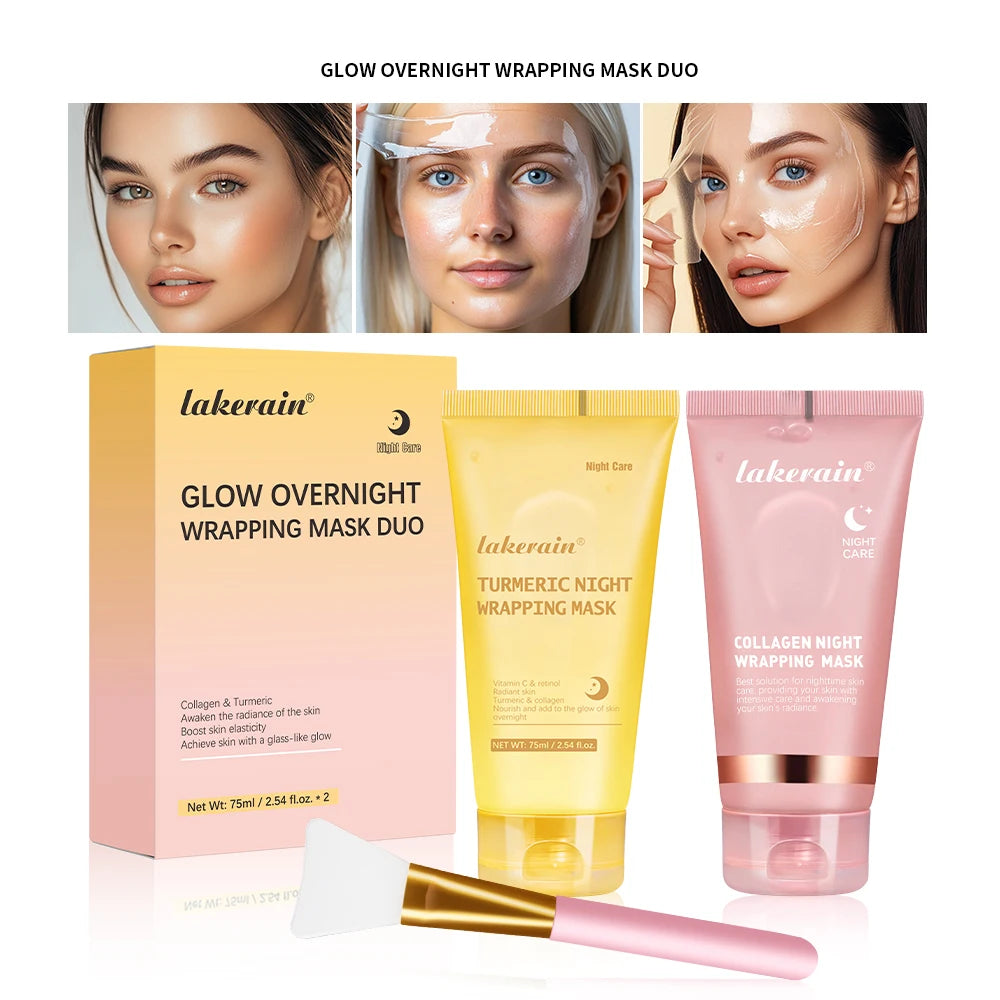 Collagen Overnight Wrapping Peel-Off Mask for Hydrating and Firming Skin - 49
