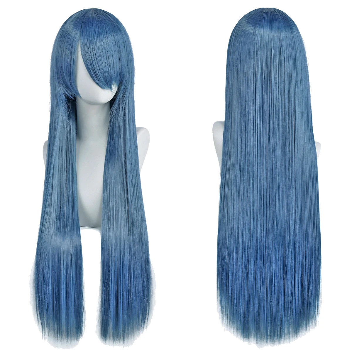 Long Straight Synthetic Cosplay Wig with Bangs