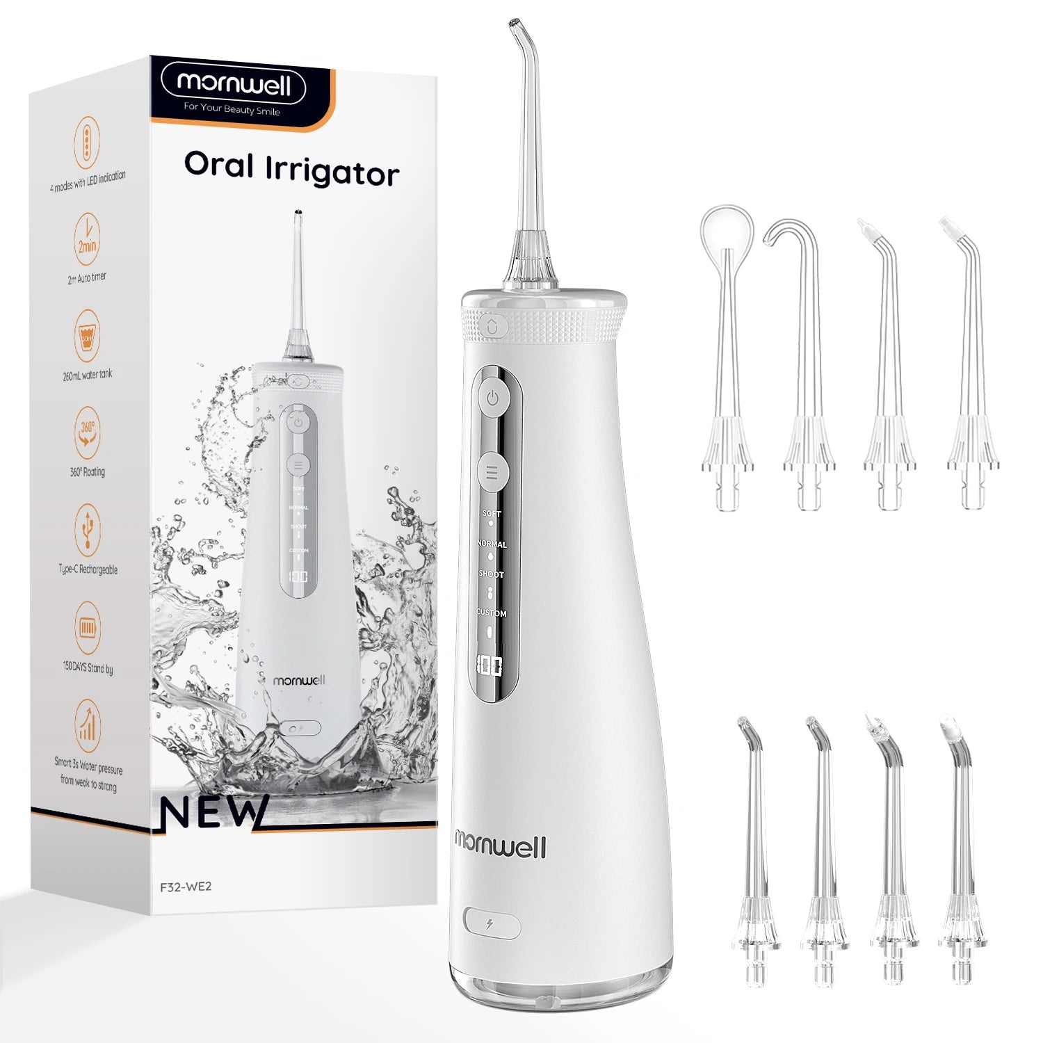Portable Cordless Water Flosser for Teeth Cleaning and Gum Health - 18