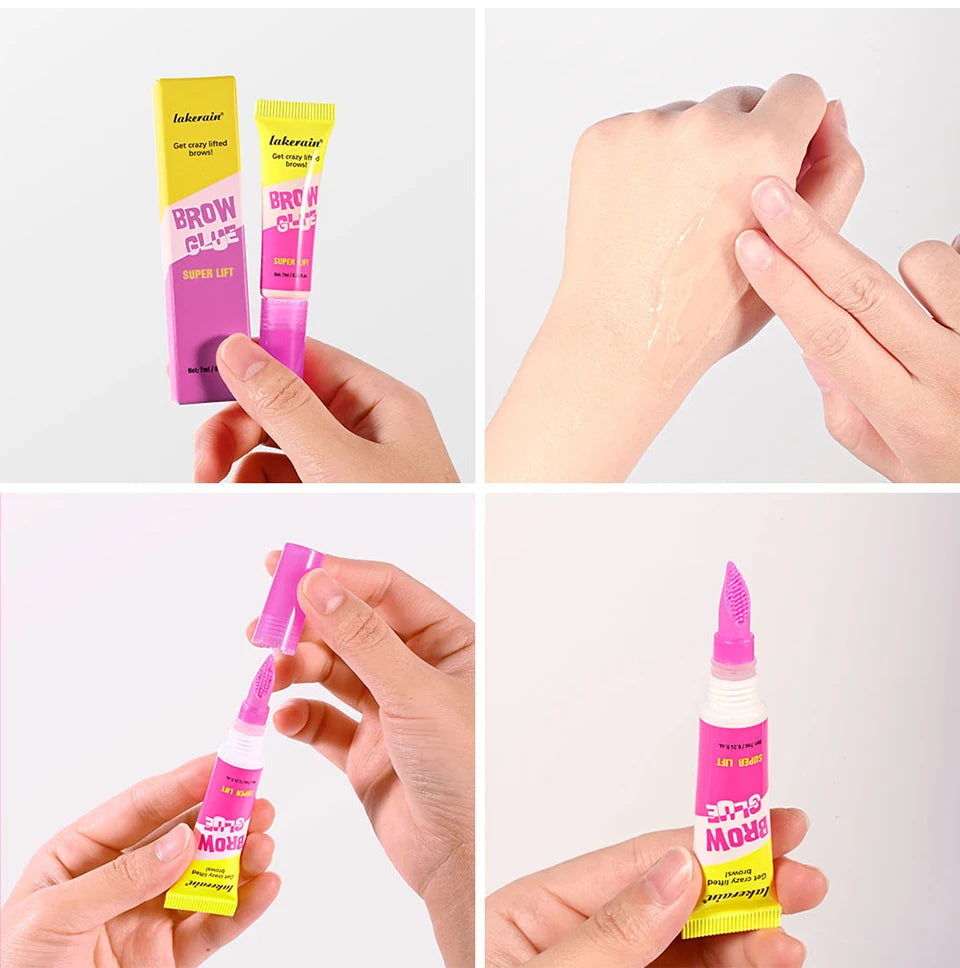 Long-Lasting Brow Lamination Gel for Defined Lifted Eyebrows