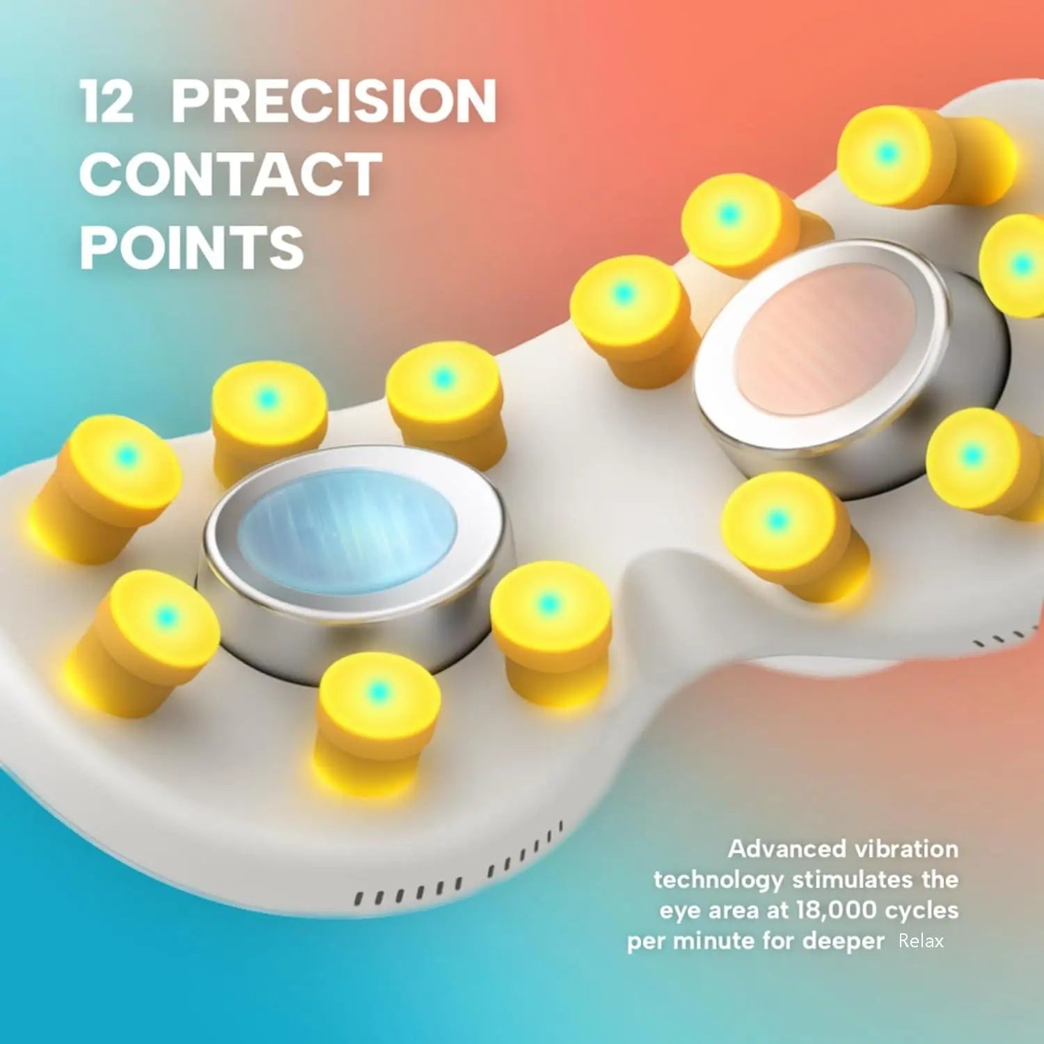 Smart Eye Massager with Cooling and Vibration for Fatigue Relief - 9