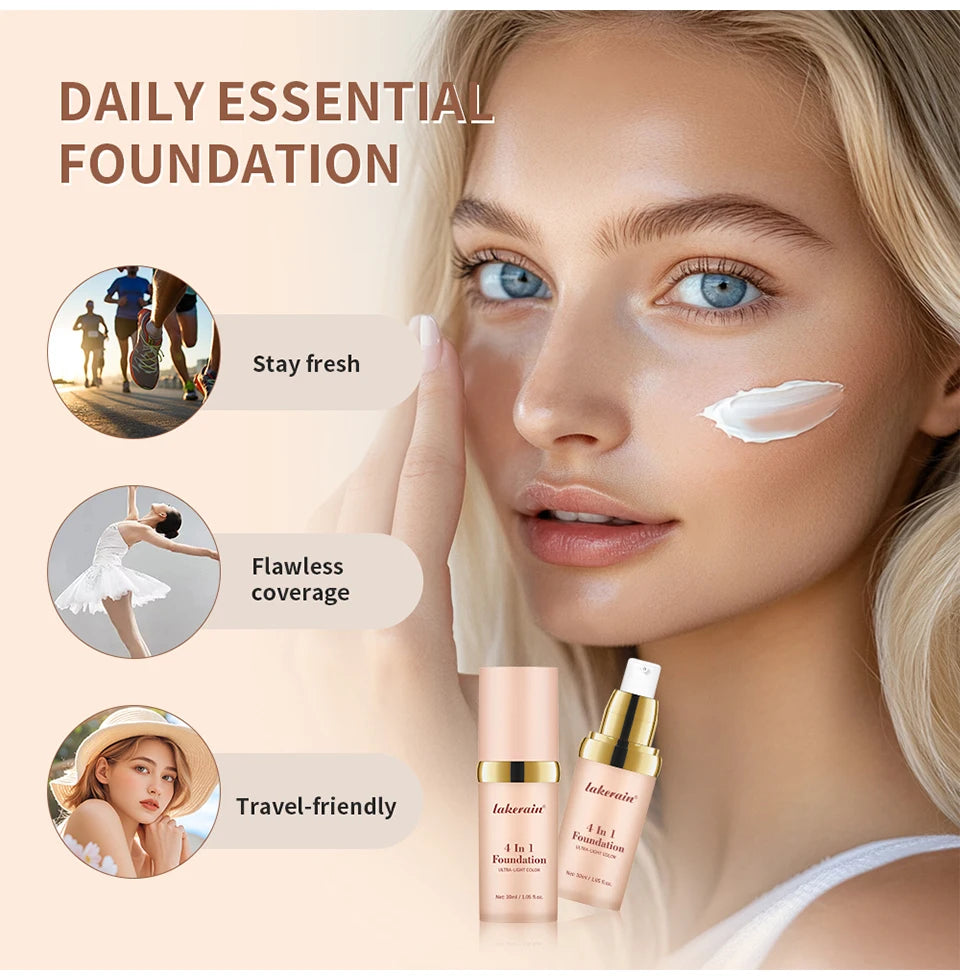 4-in-1 Color Changing Moisturizing Foundation with SPF 30+