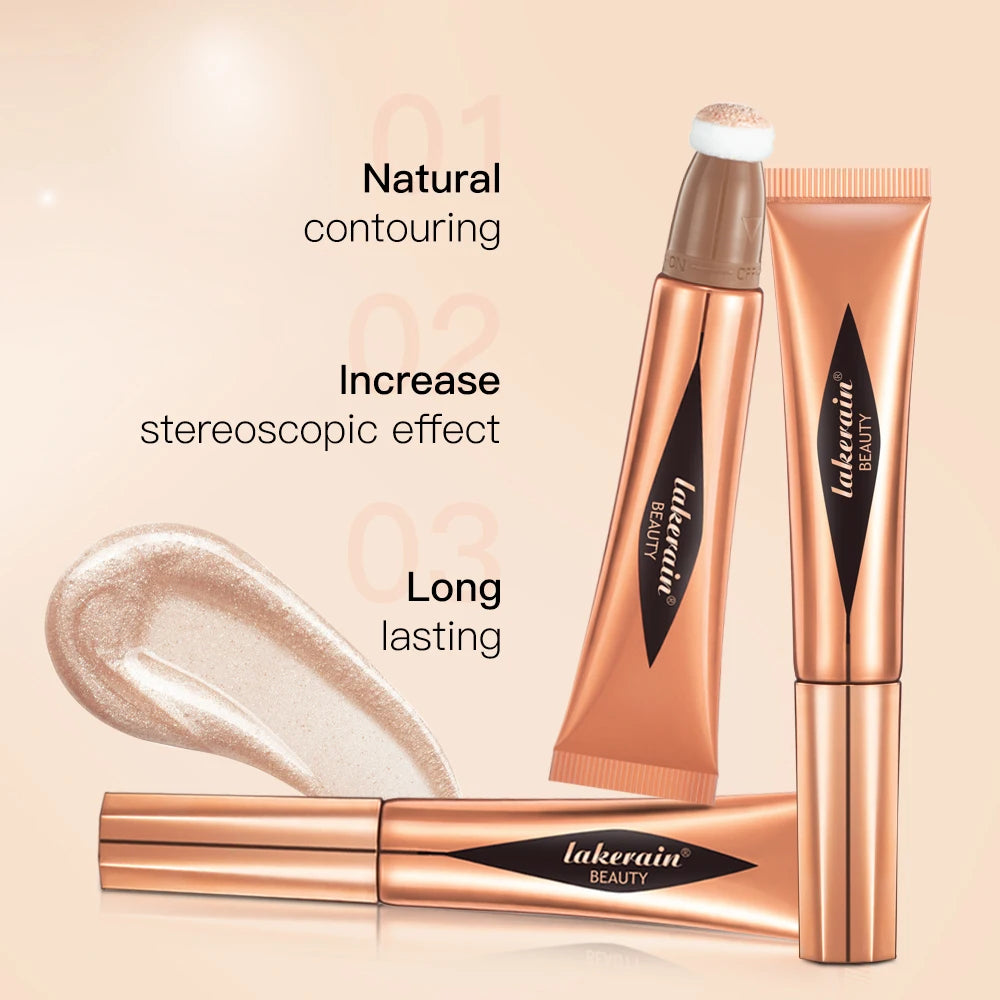 Liquid Face Contour and Highlighter Wand with Cushion Applicator - 4