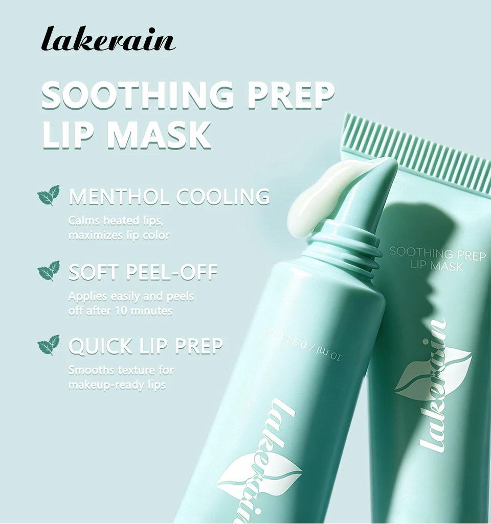Cooling Peel-Off Lip Mask for Hydrating and Smoothing Dry Cracked Lips