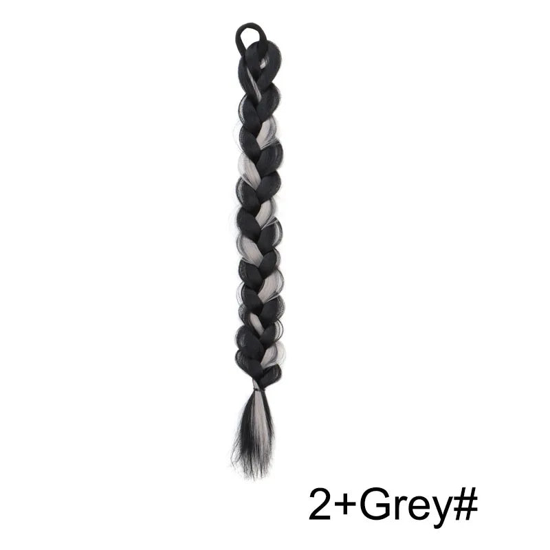 18-Inch Braided Ponytail Hair Extension for Stylish Looks
