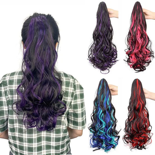 20-Inch Curly Claw Clip Ponytail Extension
