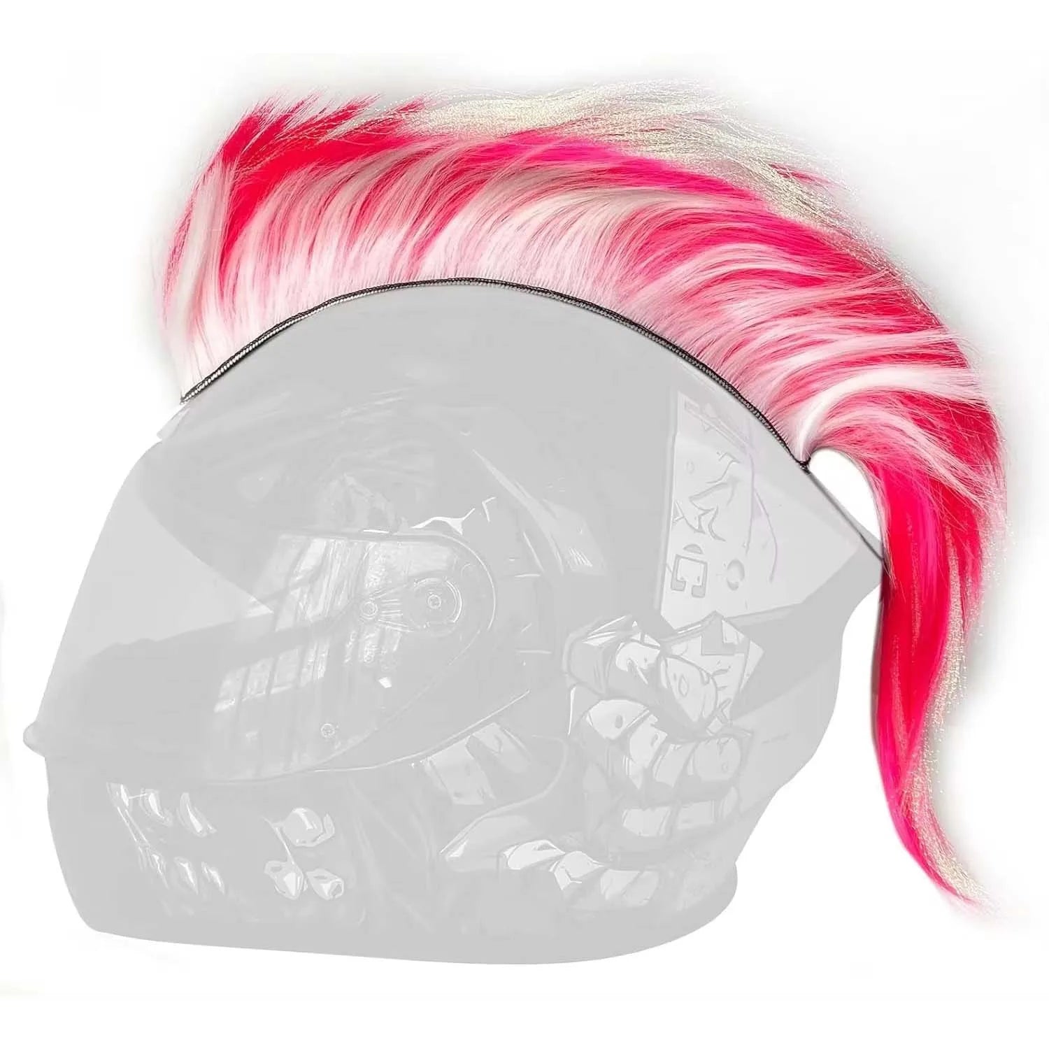 Mohawk Helmet Wig Decoration for Motorcycle and Sports Helmets - 12