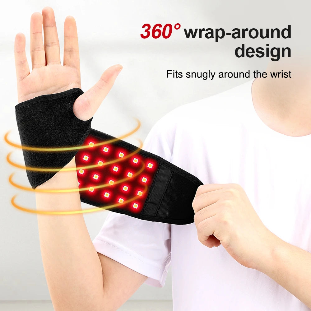 Infrared Red Light Therapy Wrist Brace for Pain Relief and Joint Support - 10