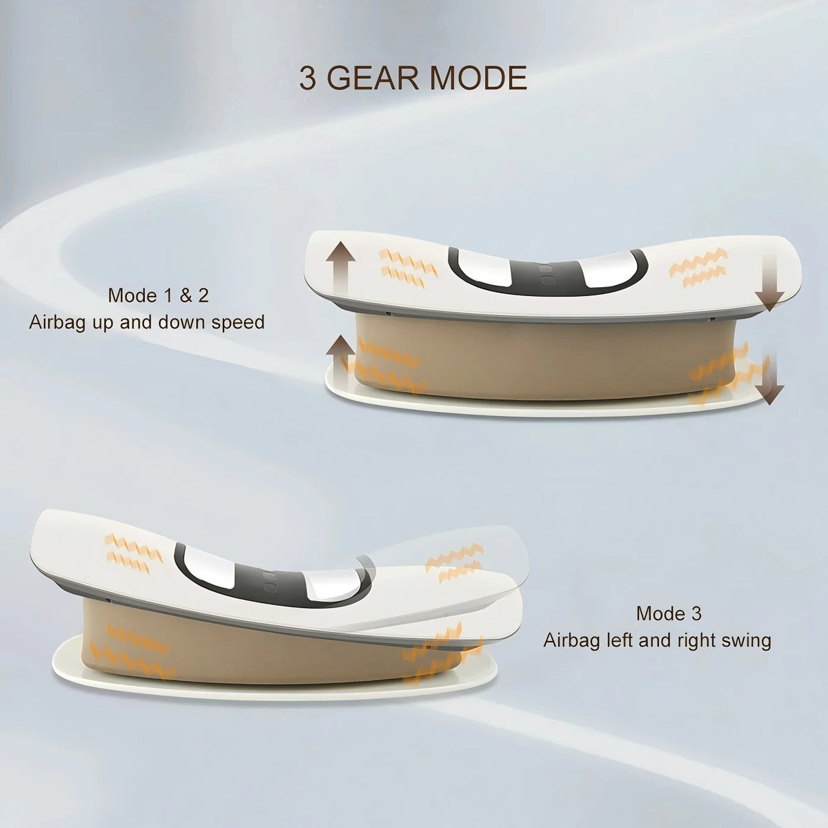 Electric Lumbar Traction Device with Dynamic Airbag Massage for Back Pain