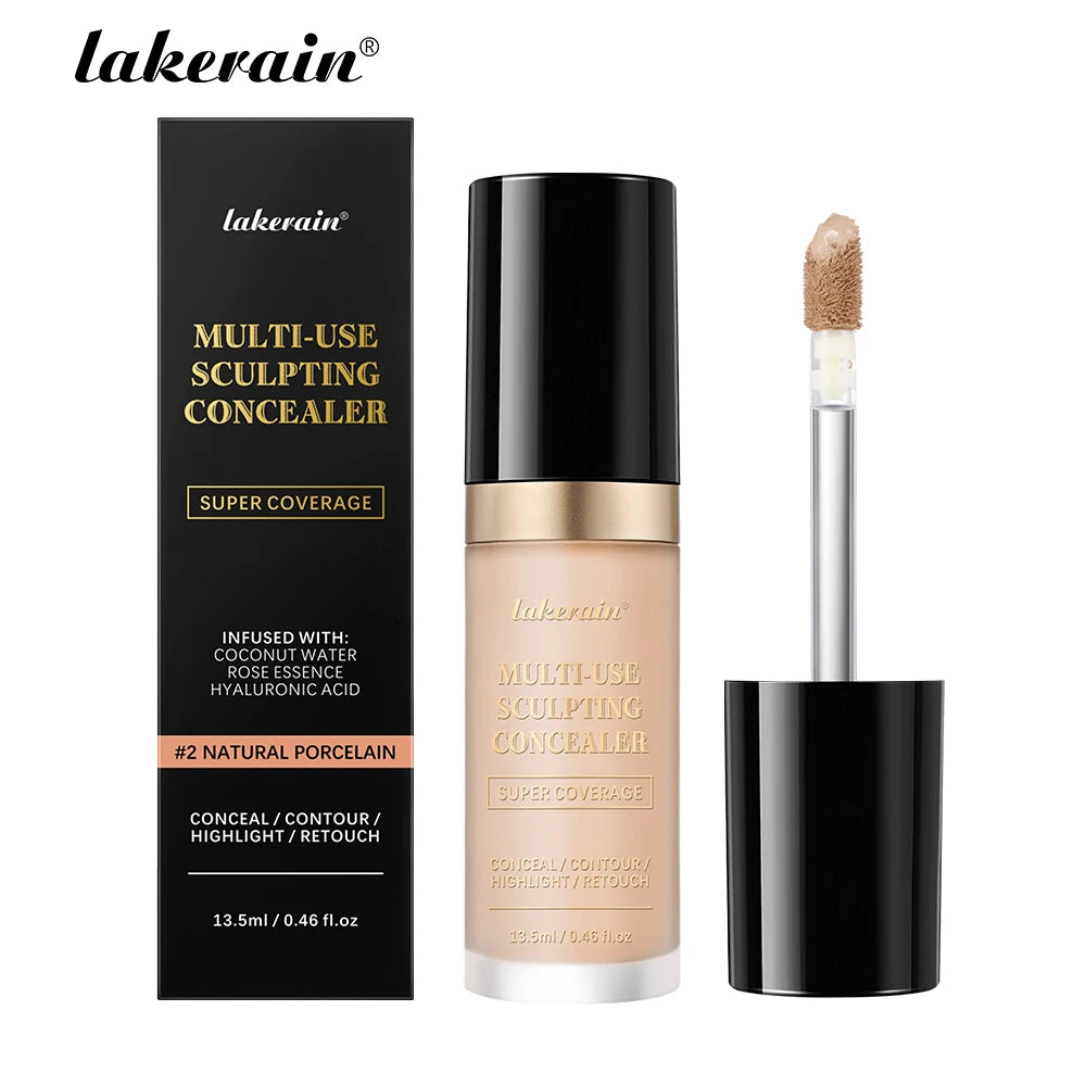 5-Color Full Coverage Waterproof Sculpting Concealer for Face and Blemishes - 19