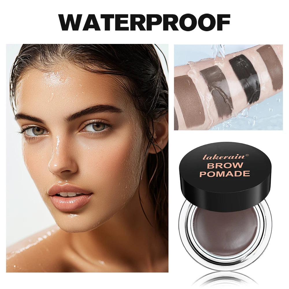 Waterproof Long-Lasting Brow Pomade Gel for Natural Defined Eyebrows