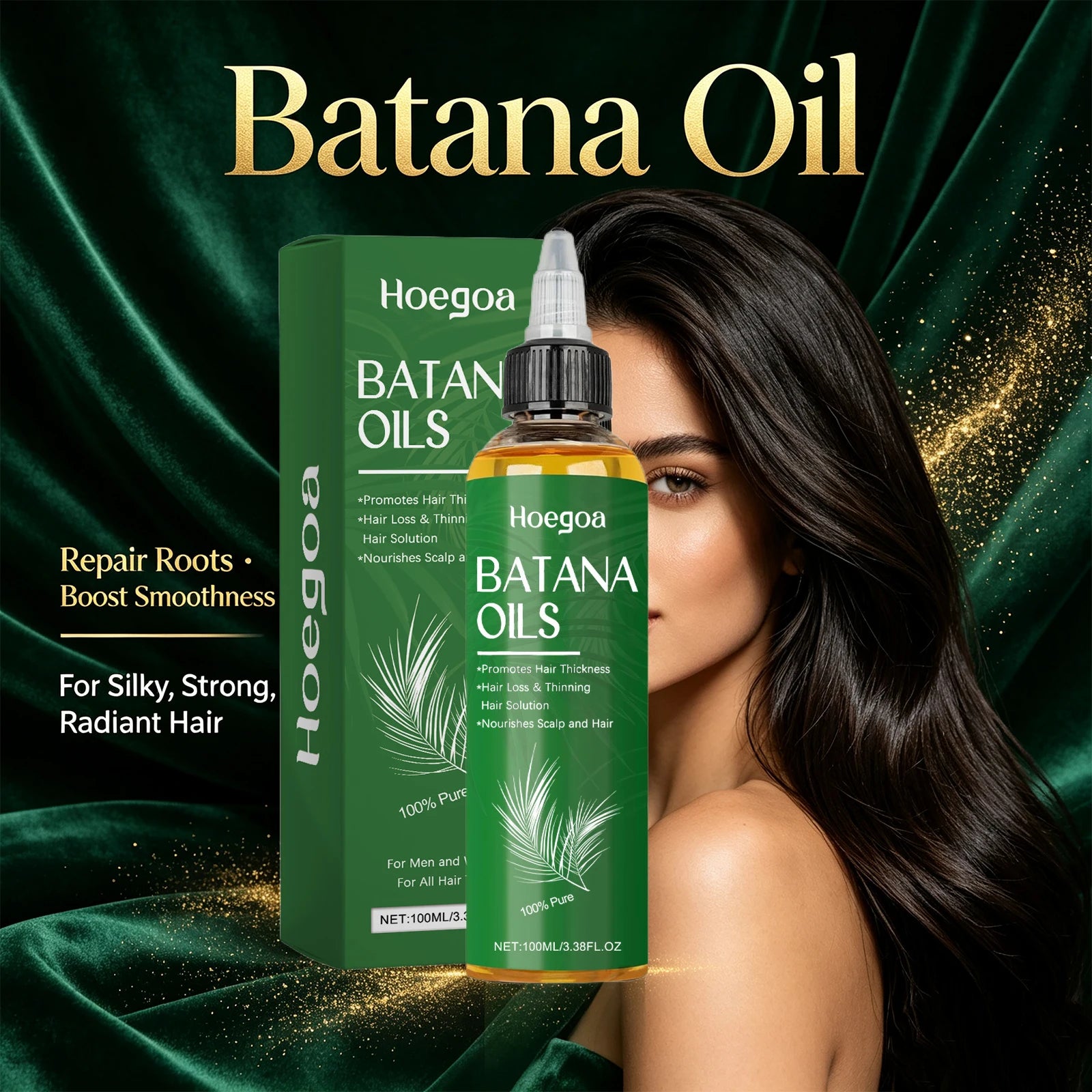 Pure Batana Oil for Hair Growth and Scalp Nourishment Treatment - 1