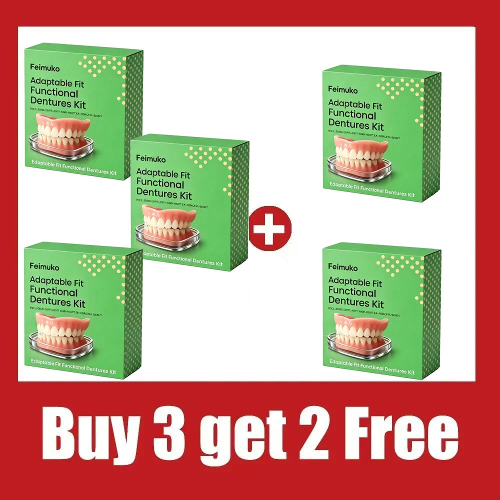 Comfort Fit Snap-On Dentures for Instant Realistic Smile