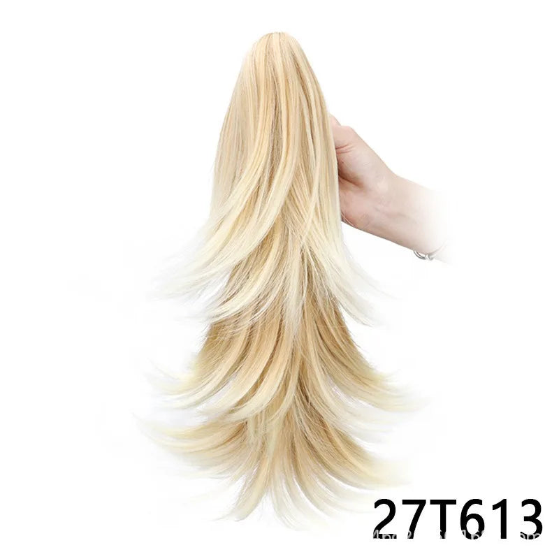 14-Inch Layered Claw Clip Ponytail Hair Extension