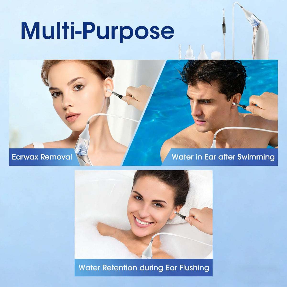 Intelligent Electric Earwax Vacuum Removal Tool for Gentle Ear Cleaning