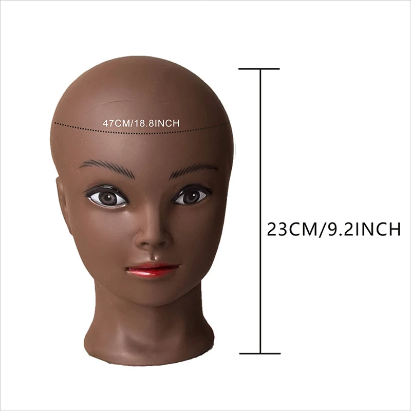 Professional Cosmetology Mannequin Head for Wig Styling and Training