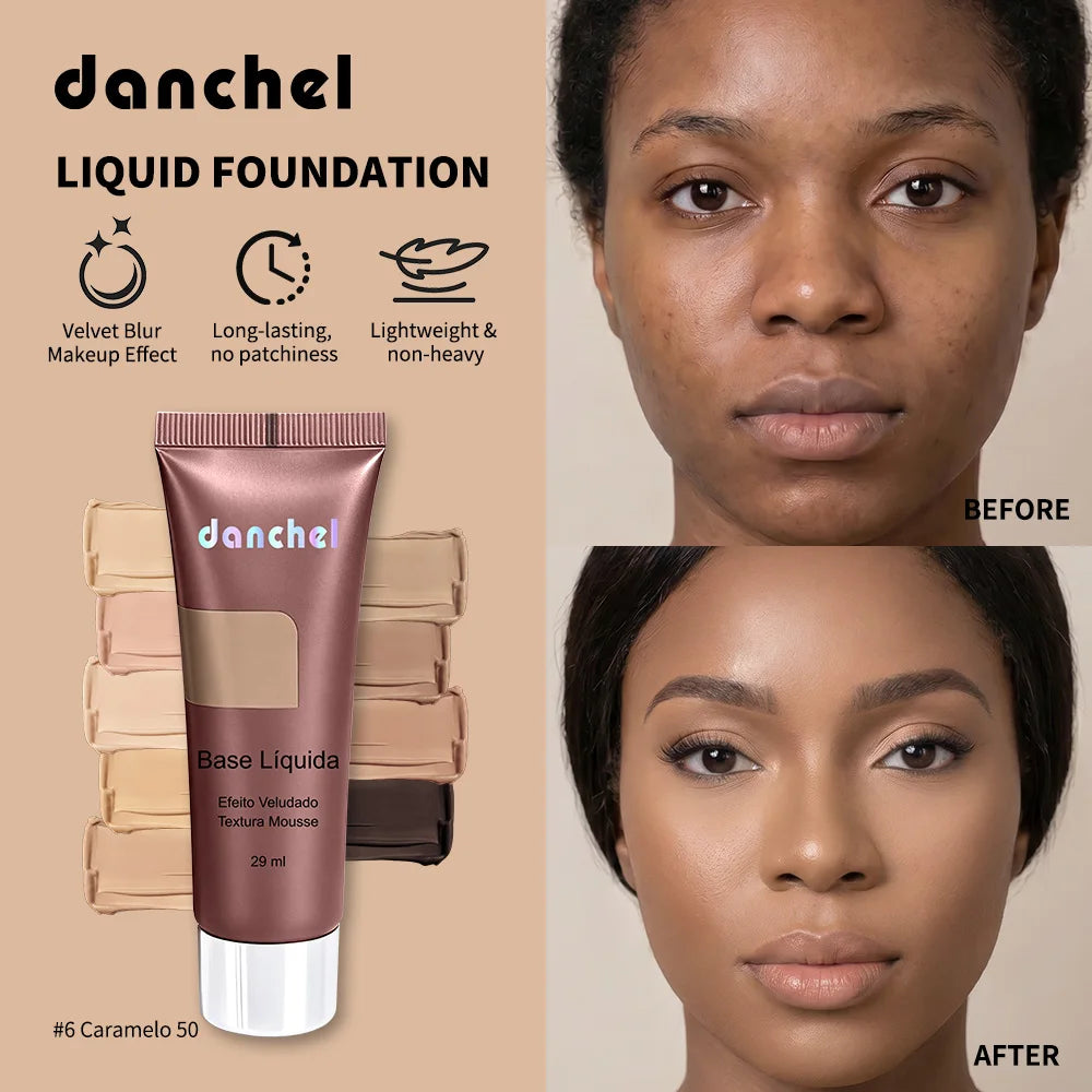 Velvet Matte Liquid Foundation for Flawless Long Lasting Daily Coverage - 2