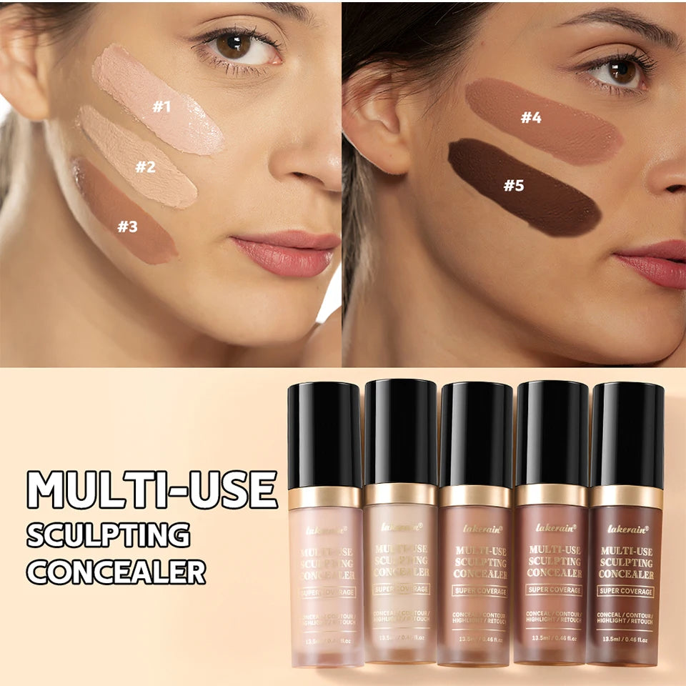 Multi-Use Sculpting Liquid Concealer for Full Face Coverage and Contouring - 11