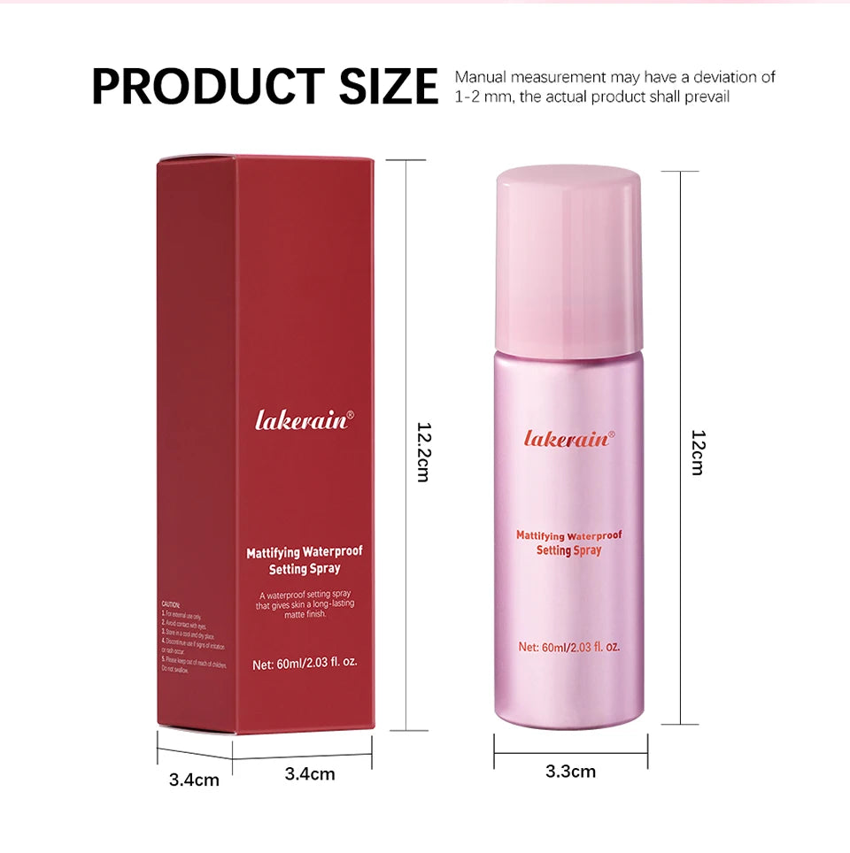 Long-Lasting Mattifying Waterproof Makeup Setting Spray for All Skin Types - 14