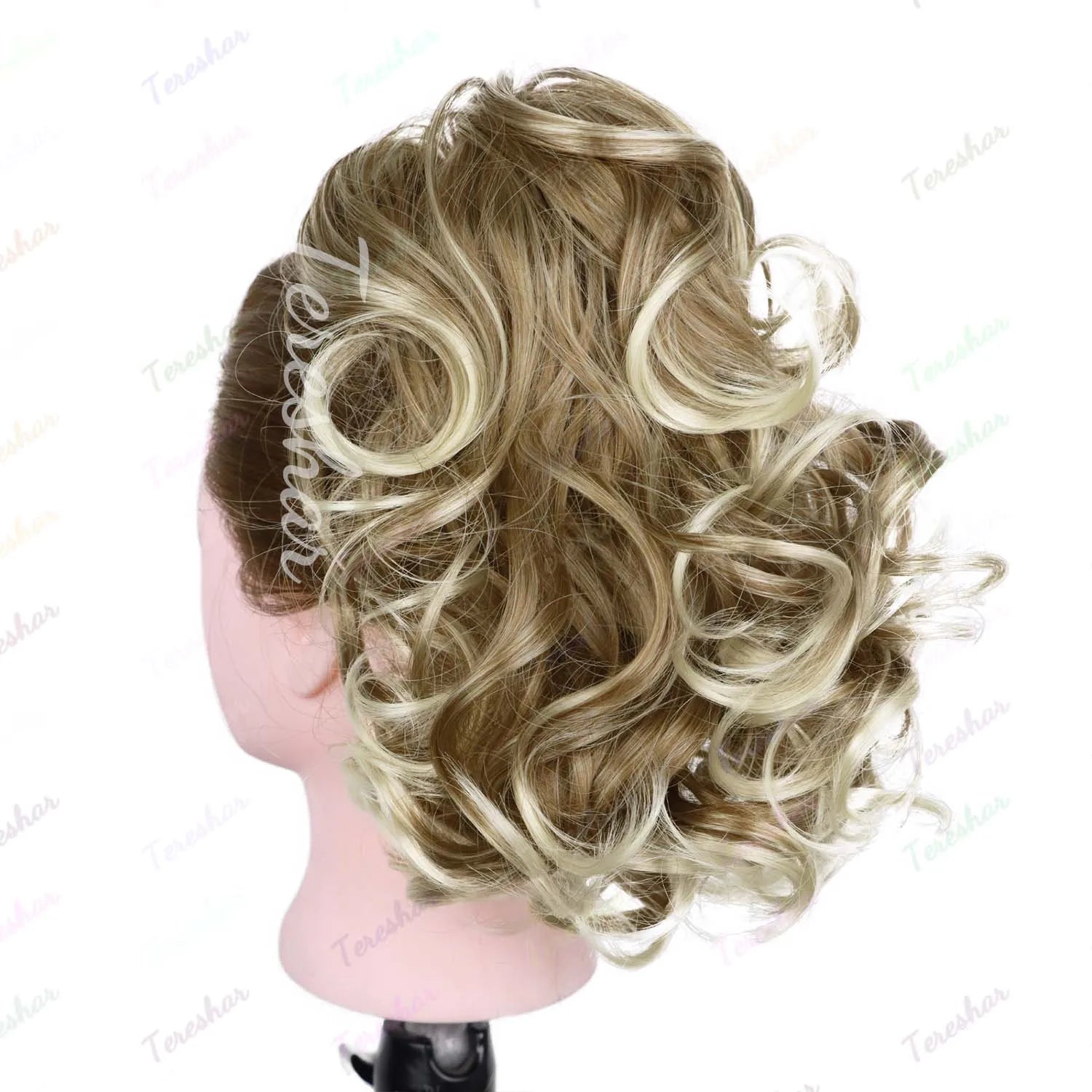 Curly Wavy Claw Clip Ponytail Hair Extension for Instant Volume - 7