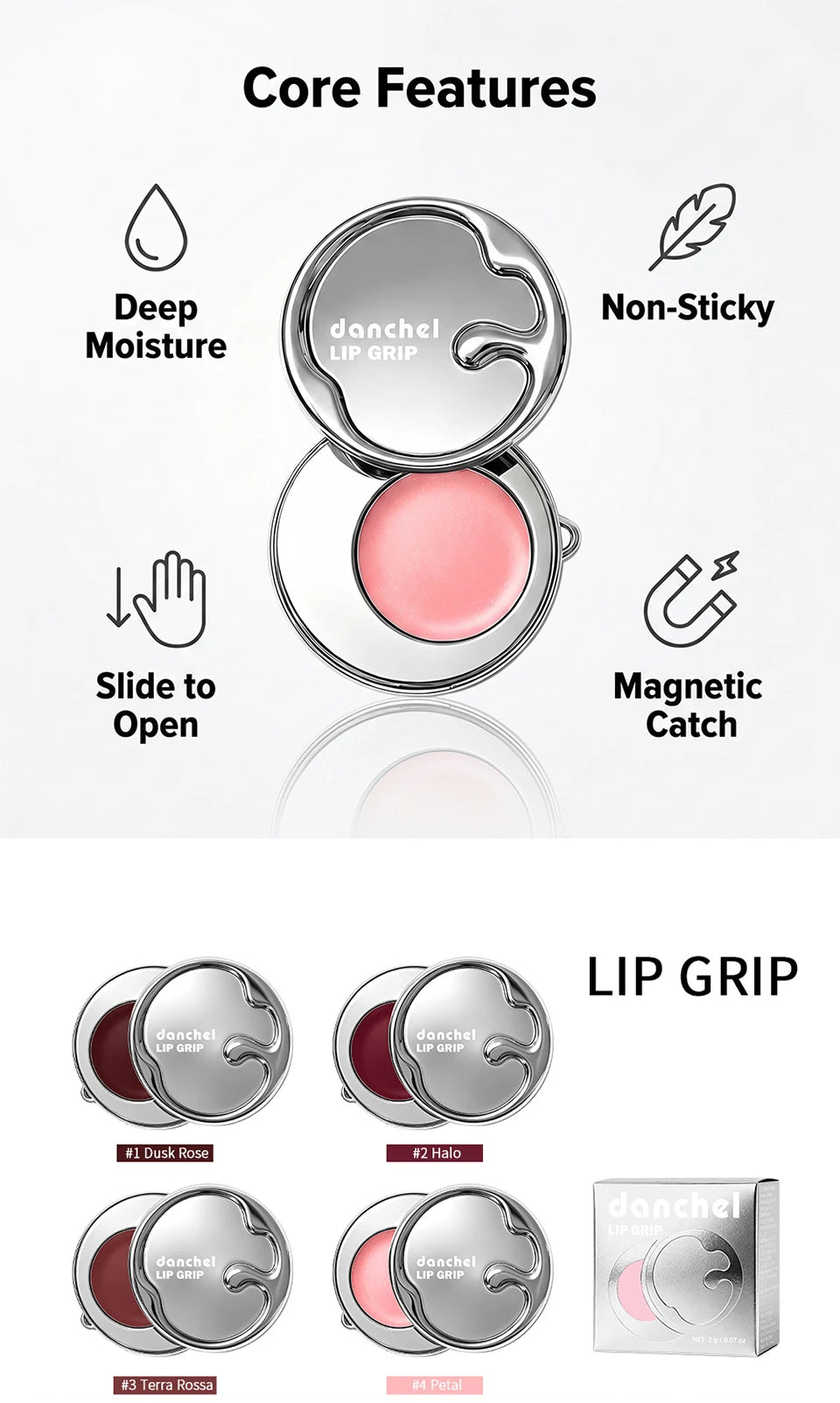 Magnetic Nourishing Lip and Cheek Tint for Natural All Day Glow