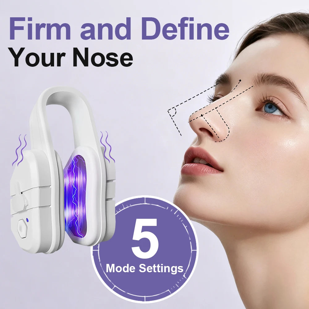 EMS Nose Lifting and Sculpting Beauty Massager Clip - 8