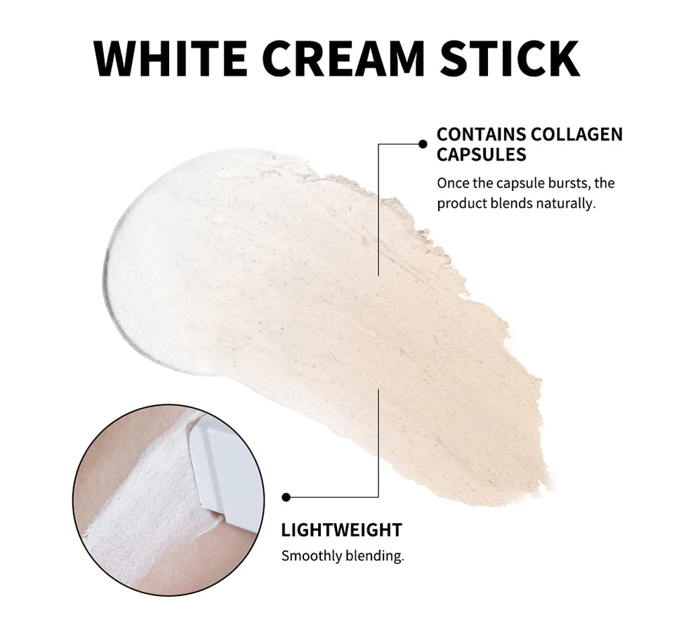 Color Changing Foundation Stick with Built-in Brush for Flawless Skin - 15