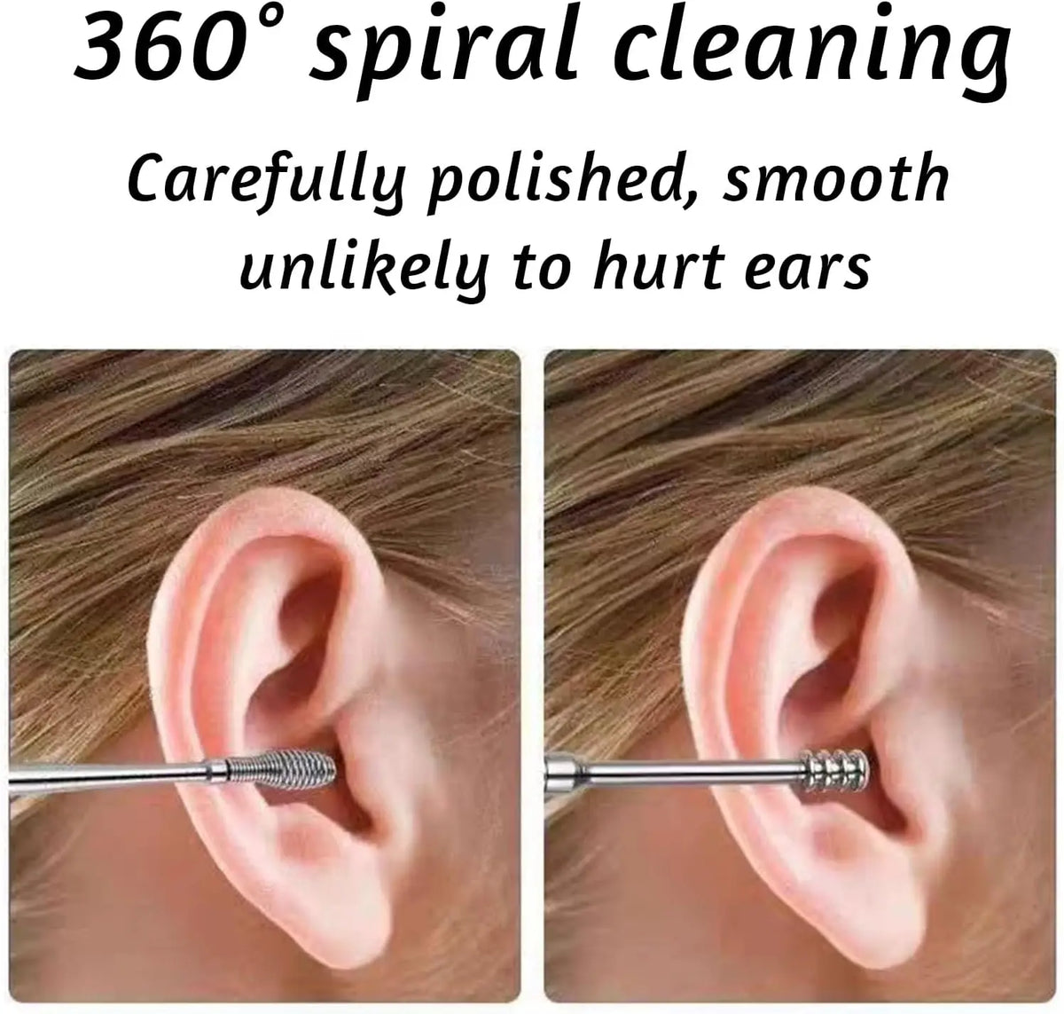 Professional Stainless Steel Ear Wax Removal Cleaning Tool Kit
