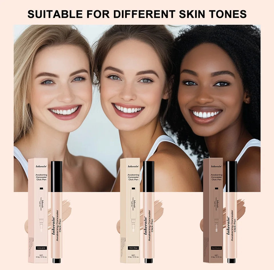 Waterproof Awakening Concealer Click Pen for Natural Brightening Coverage - 10