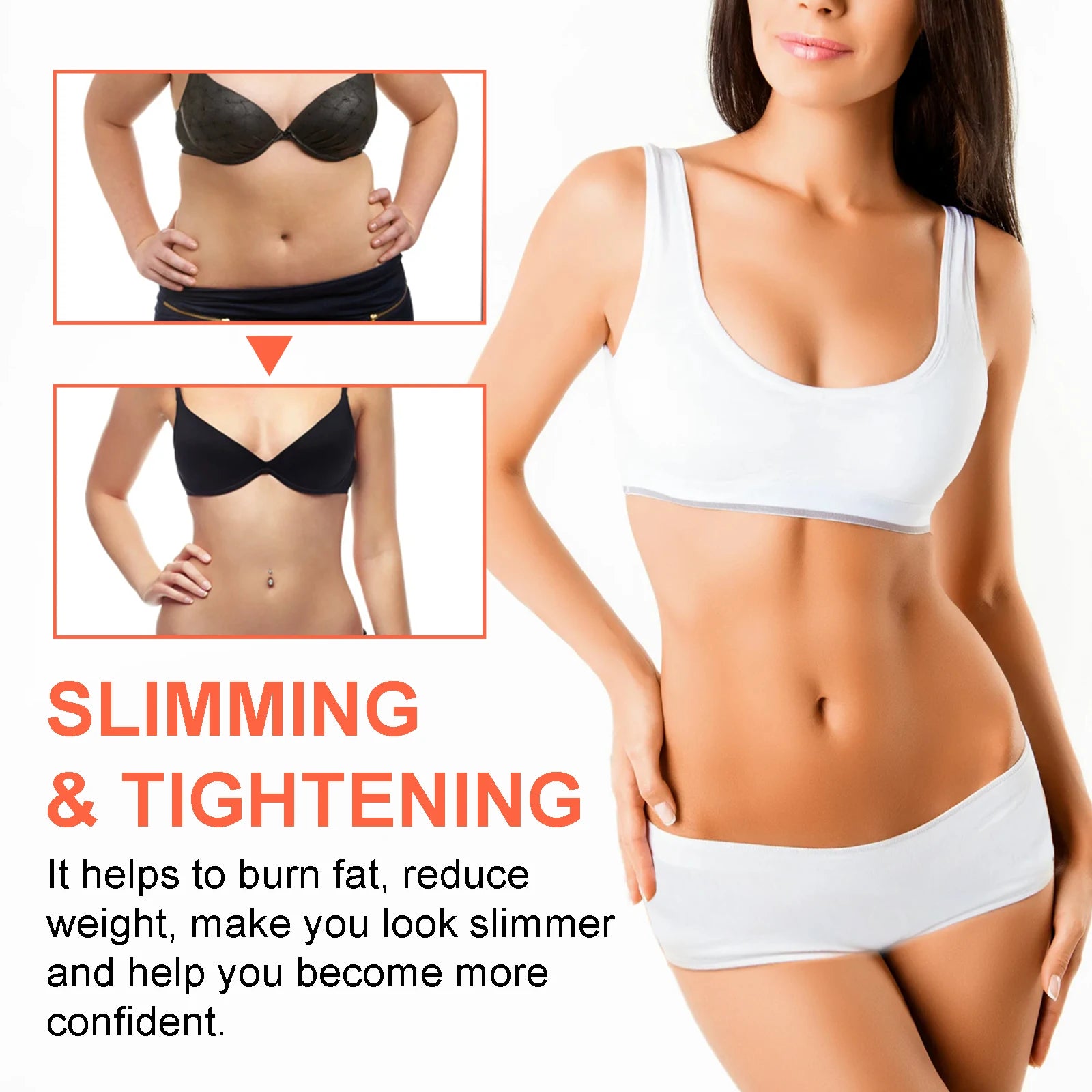 Anti-Cellulite Hot Massage Cream for Body Slimming and Skin Tightening - 10