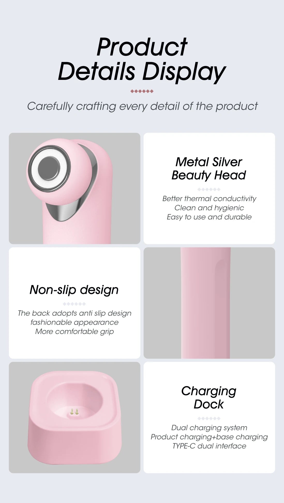 3-in-1 LED Photon Eye Facial Massager for Dark Circles and Fine Lines - 15