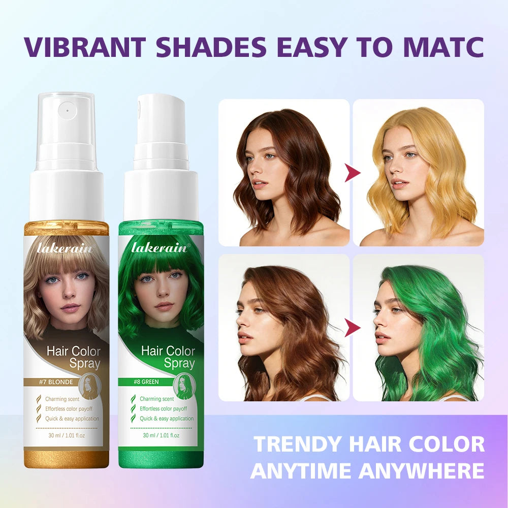 Temporary Washable Hair Color Spray for Instant Vibrant Styling - 2