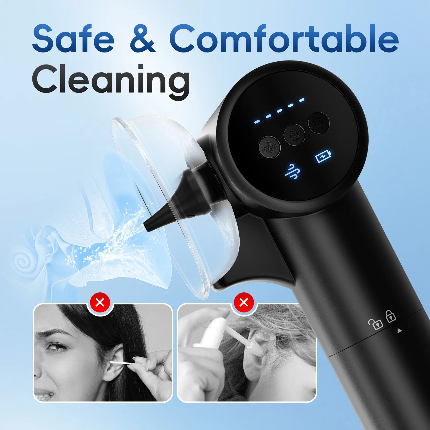 Electric Ear Wax Removal Irrigation System with Drying Function - 11
