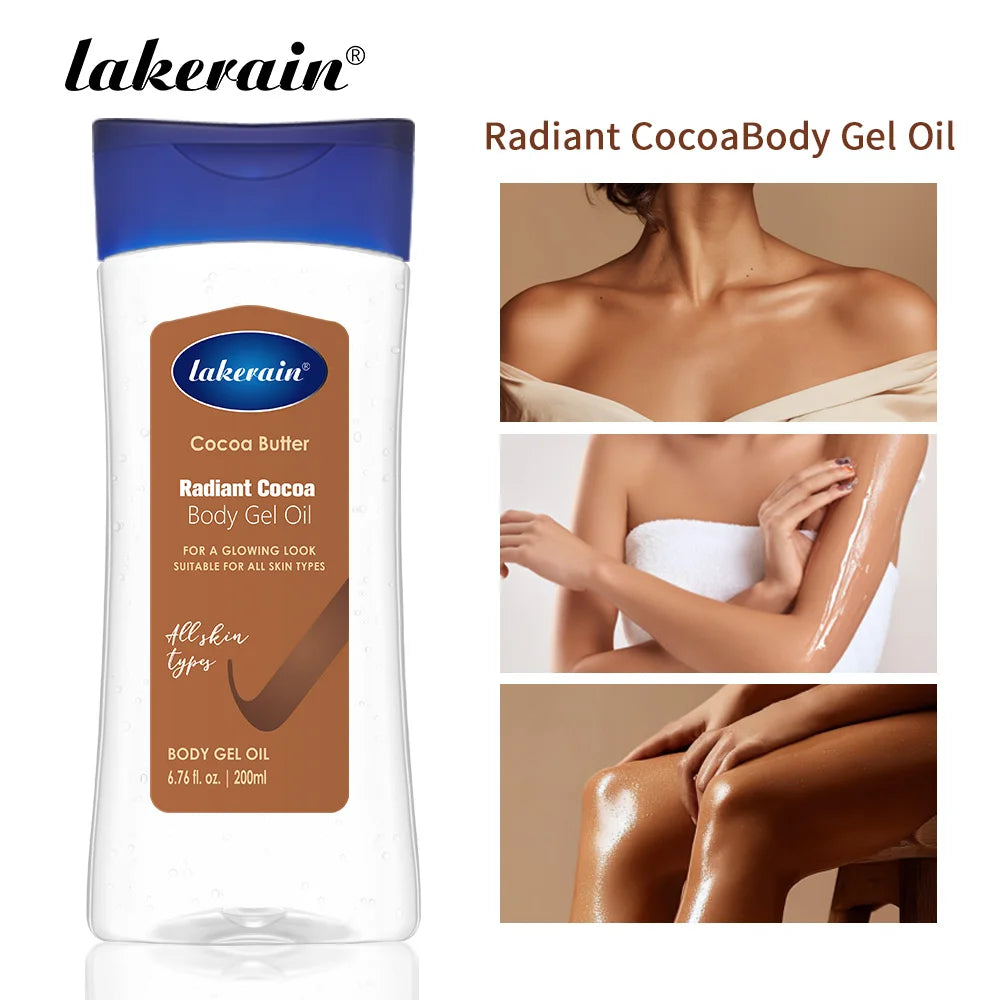 Radiant Cocoa Butter Body Gel Oil for Deep Hydration and Glowing Skin - 2
